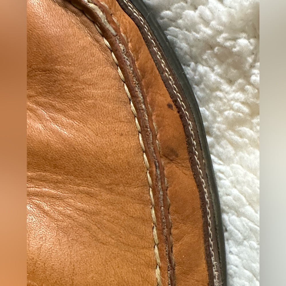 Cole Haan Tucker Venetian Light Brown & Dark Brown Loafers Men's 10M - Flawed - Picture 12 of 13